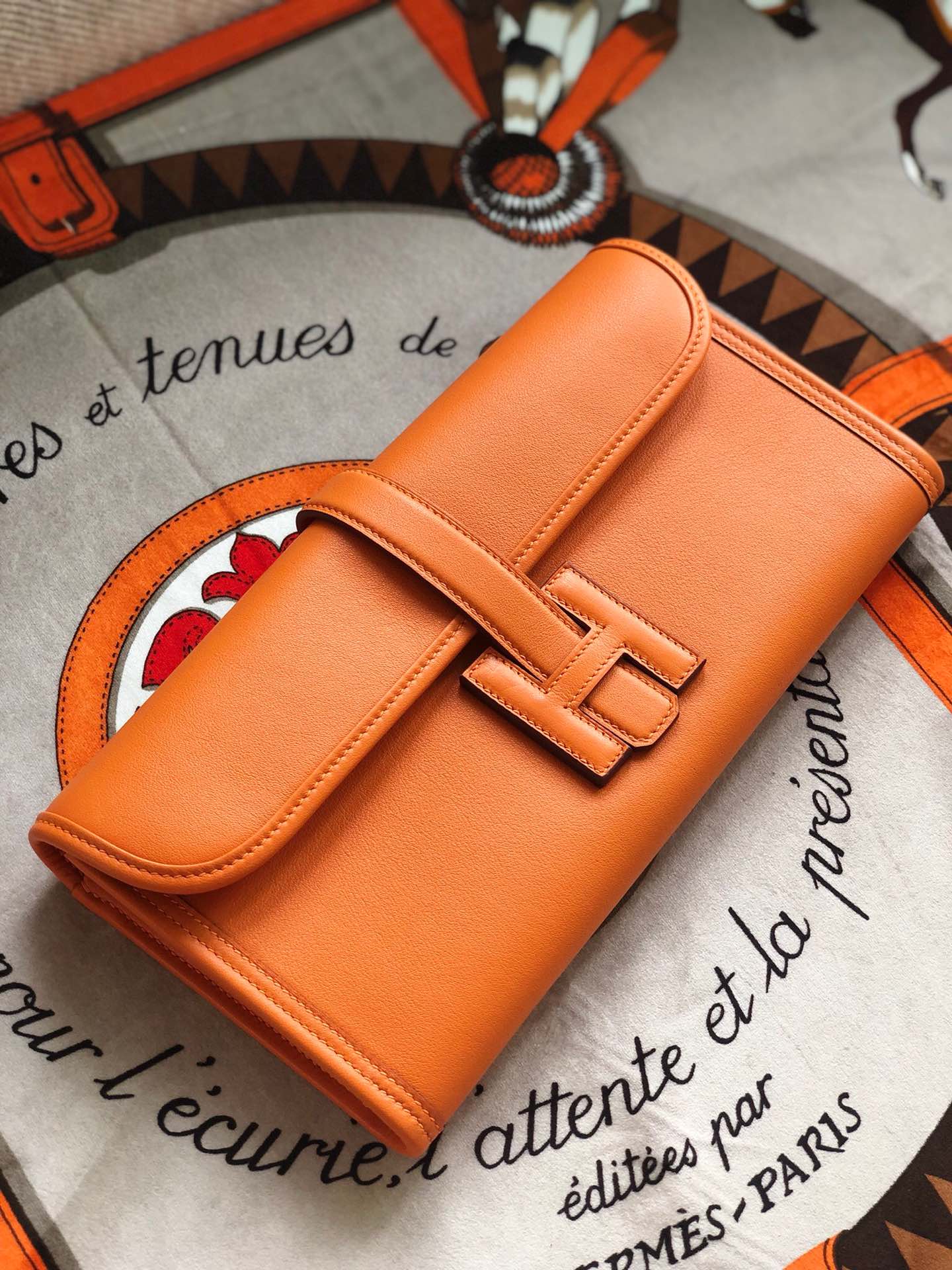 에르메스 지제 엘란29 골드 스위프트 송아지가죽